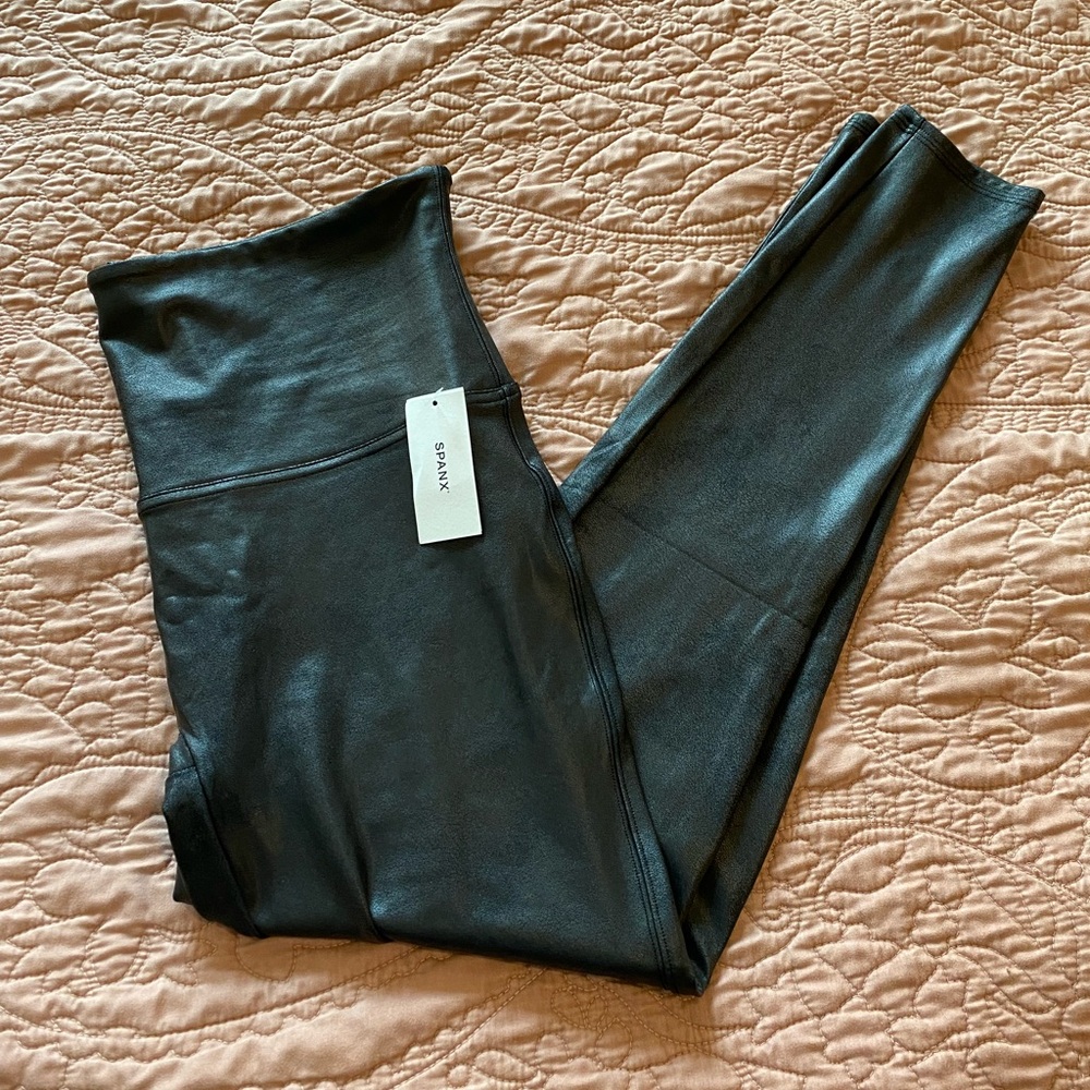 Spanx Faux Leather Leggings